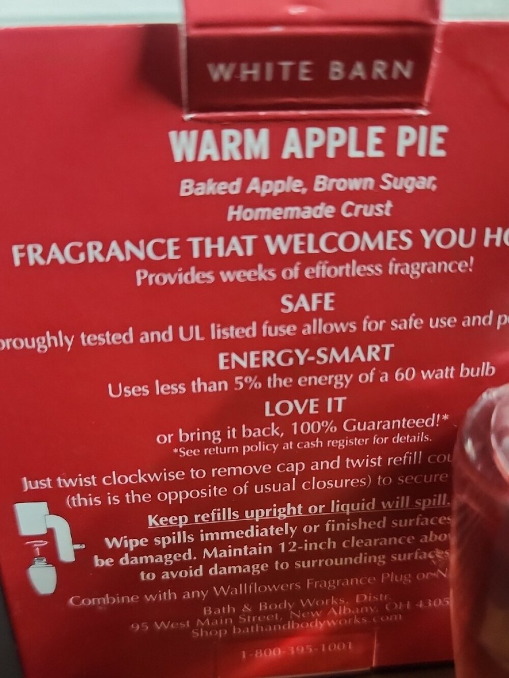 Bath & Body Wallflowers Warm Apple Pie Refills Nwt - Picture 3 of 3
